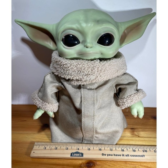 2019 Mattel Star Wars The Mandalorian 11" The Child Grogu Baby Yoda Plush - Picture 5 of 5